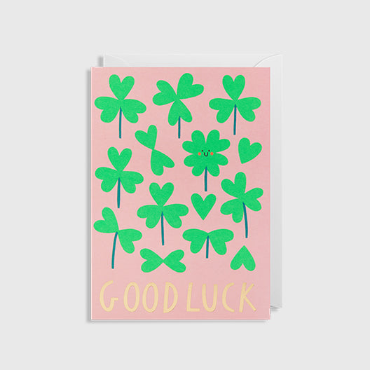 kartka • good luck - Projekt Rośliny